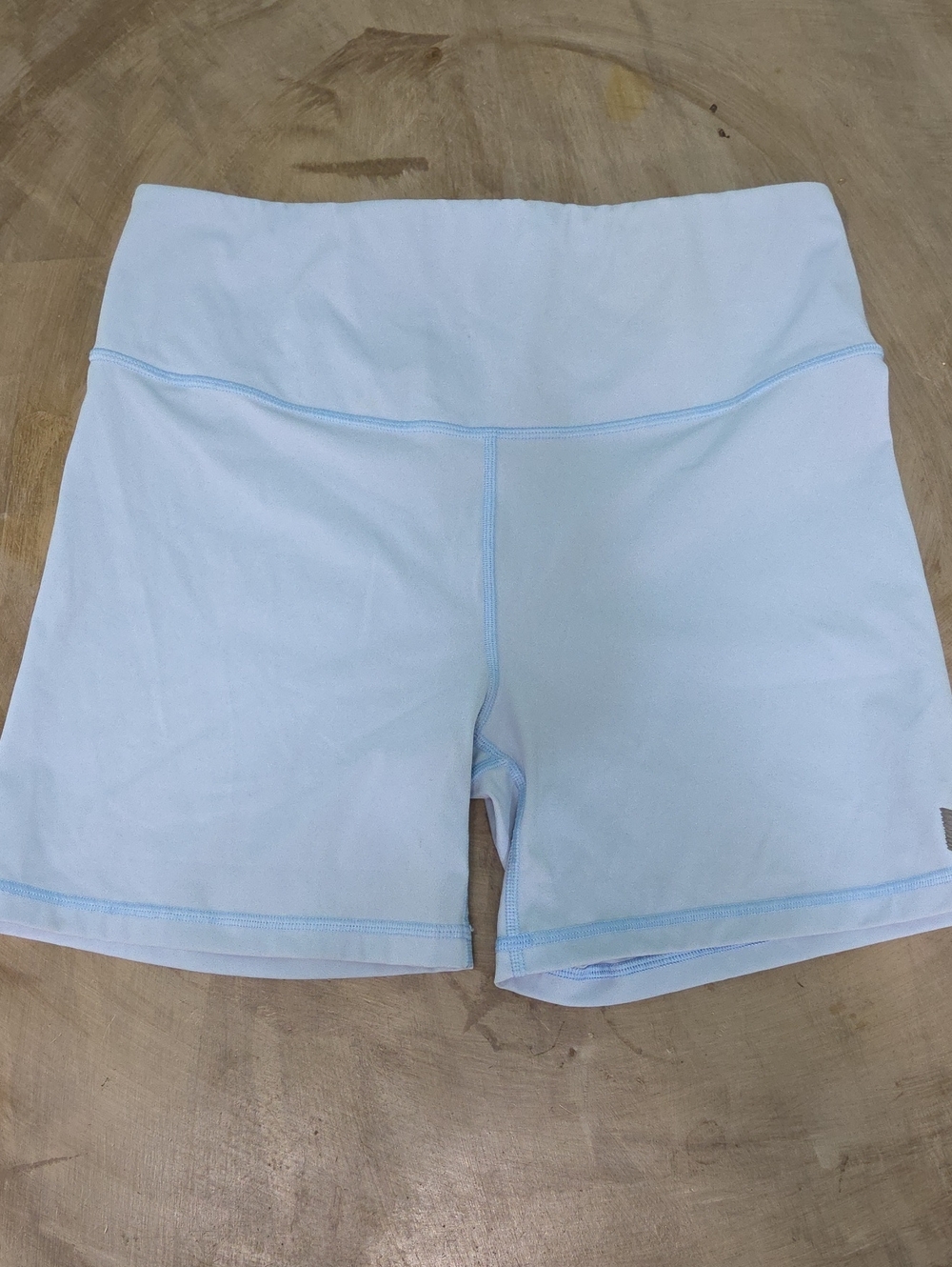 Savage X Fenty Light Blue High-Rise Bike Shorts
